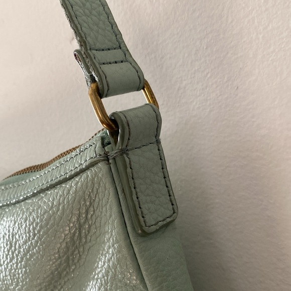 FOSSIL ERIN Leather Crossbody PURSE STYLE ZB5460 Eggshell BLUE - Picture 9 of 12